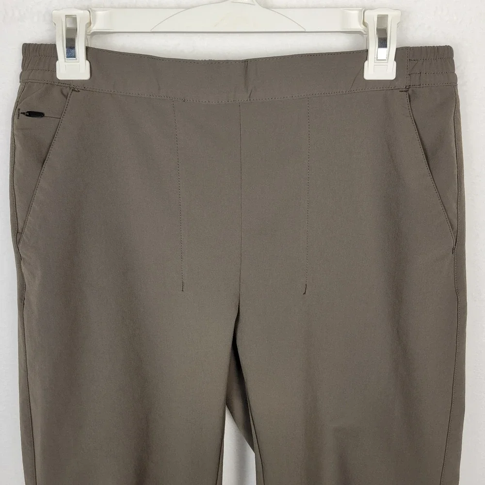Orvis Women's Jogger Pants M Pull On Cord Hem Outdoor Hiking Tech Minimalist